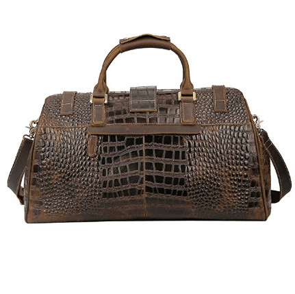 Crocodile Leather Travel Bag - Woosir
