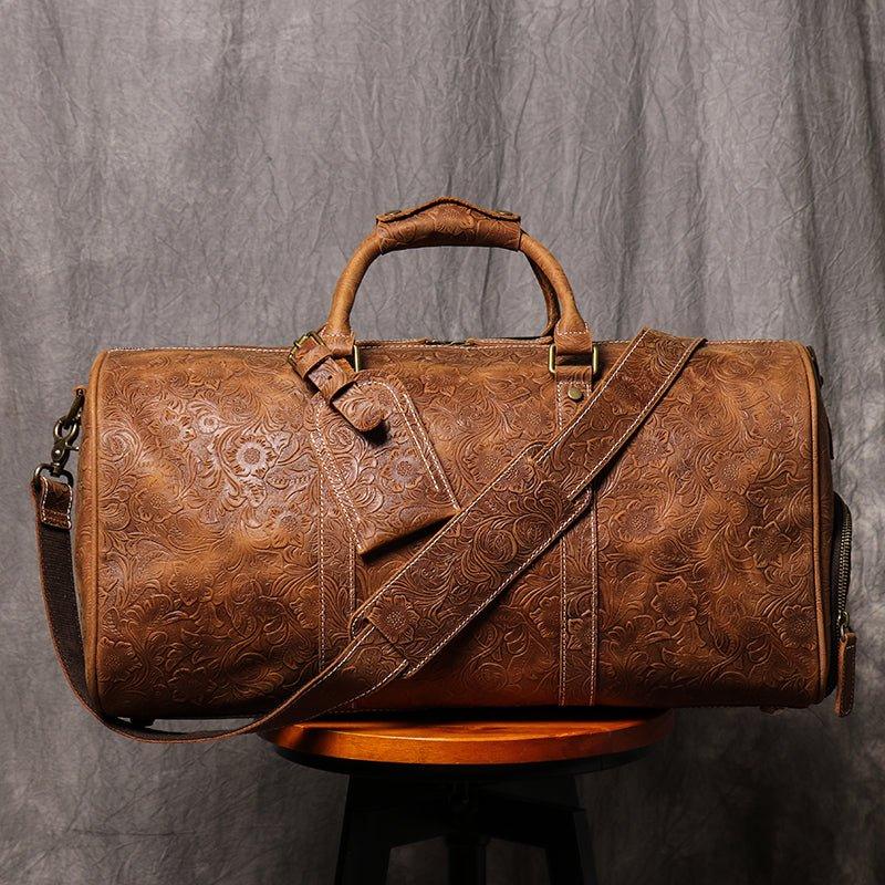 Branded Leather Duffle & Travel Bags