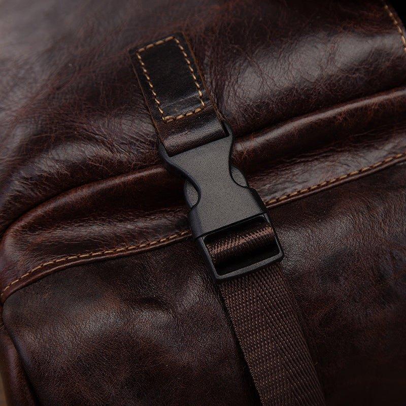 Genuine Leather Sling Bag Vintage - Woosir