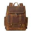 Vintage Leather Backpack for 16 Inch Laptop - Woosir