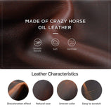 Woosir Genuine Leather Case for Macbook Pro 14.2 Inch - Woosir