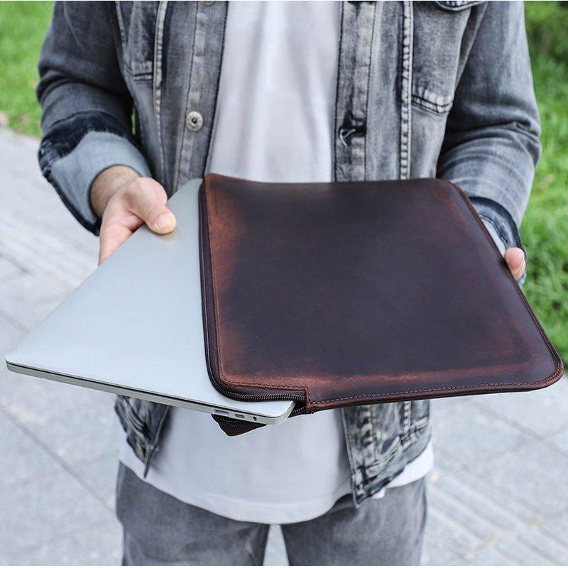 Woosir Leather Laptop Case for Macbook Pro 15.4 Inch - Woosir