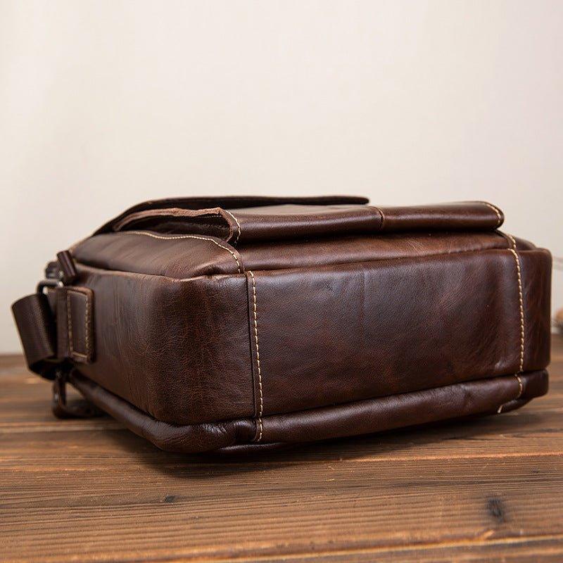 Woosir Vintage Leather Messenger Shoulder Bag for Men - Woosir