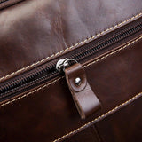 Woosir Vintage Leather Messenger Shoulder Bag for Men - Woosir