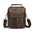 Woosir Vintage Leather Messenger Shoulder Bag for Men - Woosir