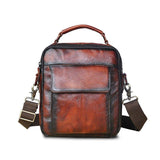 Woosir Vintage Leather Messenger Shoulder Bag for Men - Woosir