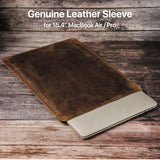 Woosir Genuine Leather Sleeve for 15.4 Inch Macbook Pro - Woosir