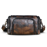 Woosir Genuine Leather Travel Messenger Bag for Men - Woosir