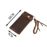Woosir Handmade Mens Leather Wallet Personalized - Woosir