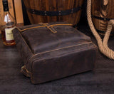 Woosir Handmade Vintage Backpacks Crazy Horse Leather - Woosir