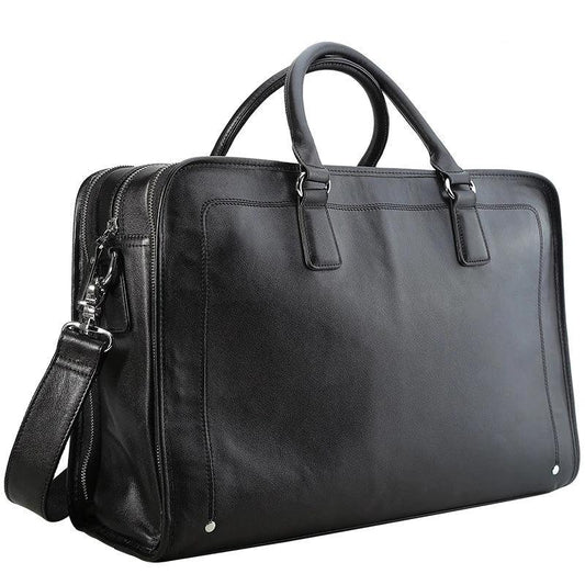 Woosir Laptop Leather Briefcase for Men - Woosir