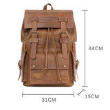 Woosir Laptop Leather Rucksack for Men - Woosir