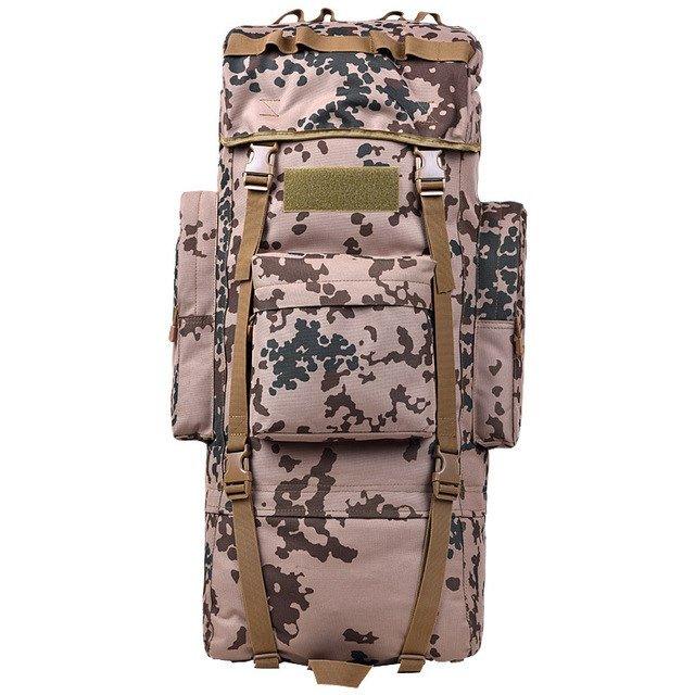 reiserucksack 100l Large Capacity Molle Backpack 100L, German Desert / 70L