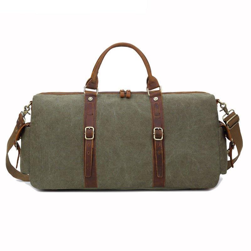 canvas travel duffel bags for sale Large Duffle Bags Canvas Mens Travel Weekender, Army Green