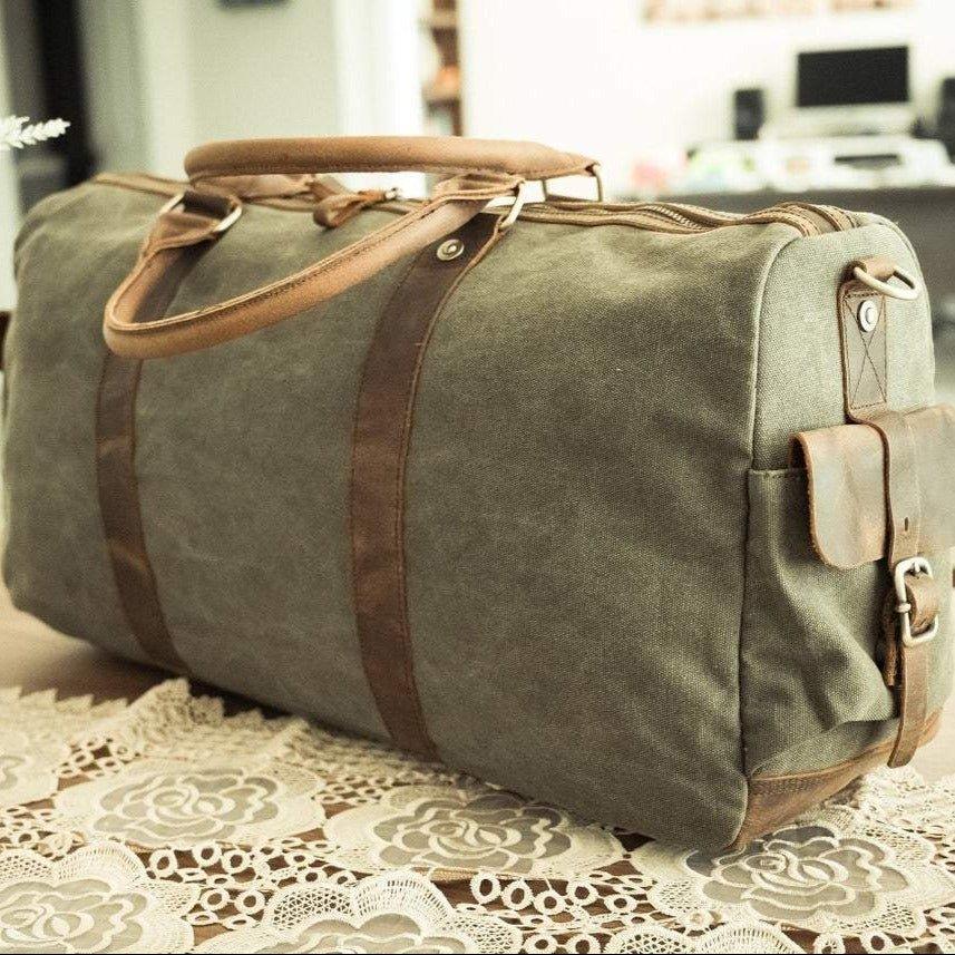 Buy XINCADA Unisex Canvas Travel Bag Duffel Bag Outdoor Sports Gym Shoulder  Bag Online at desertcartINDIA