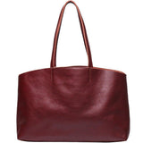 Woosir Large Leather Tote with Inner Pocket - Woosir