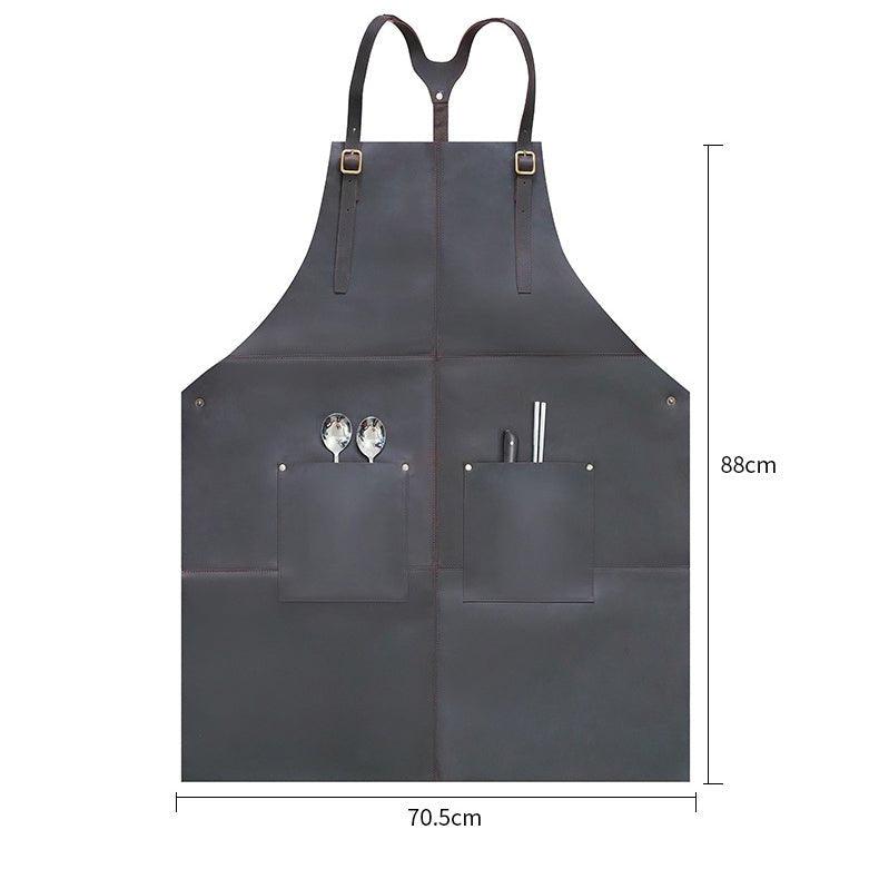 Woosir Leather Aprons - Grill Apron, Woodworking Apron - Woosir