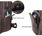 Woosir Leather Backpack Chair for 17 inch Laptop - Woosir