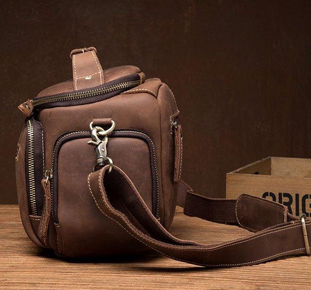 Woosir Leather Camera Shoulder Bag - Woosir