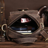 Woosir Leather Messenger Shoulder Bag Men - Woosir