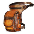 Woosir Leather Phone Purse Hip Bag With Leg Strap - Woosir