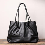 Woosir Leather Shopping Bag Handbag Vintage - Woosir