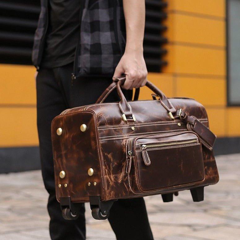 Men's Leather Bags, Briefcases & Travel Bags