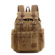 Men 21L Vintage Canvas Backpack - Woosir