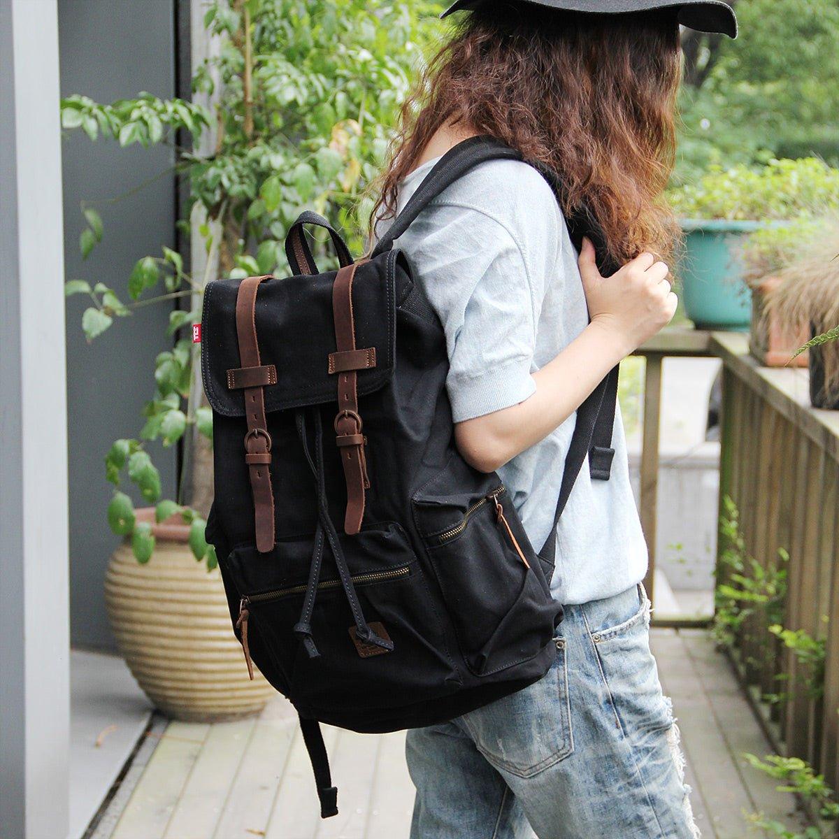 READYMADE Nubuck-Trimmed Canvas Backpack for Men