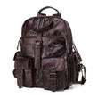 Men Backpack Vintage Leather Travel 15.6" - Woosir