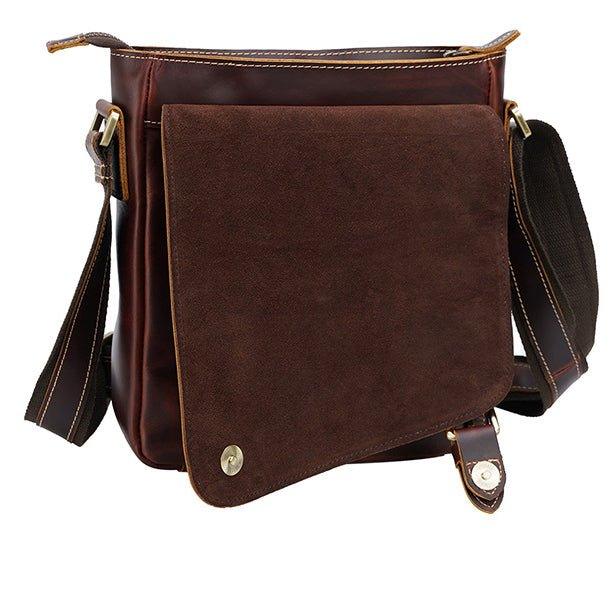 Woosir Men Bags Shoulder Vintage Genuine Leather Bag - Woosir