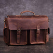 Woosir Mens Attache Case Leather 14" 15.6" - Woosir