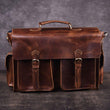 Woosir Mens Attache Case Leather 14" 15.6" - Woosir