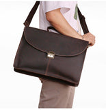 Woosir Men's Bags for Work Genuine Leather with Lock - Woosir