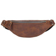 Men's Cowhide Leather Simple Sling Bag - Woosir