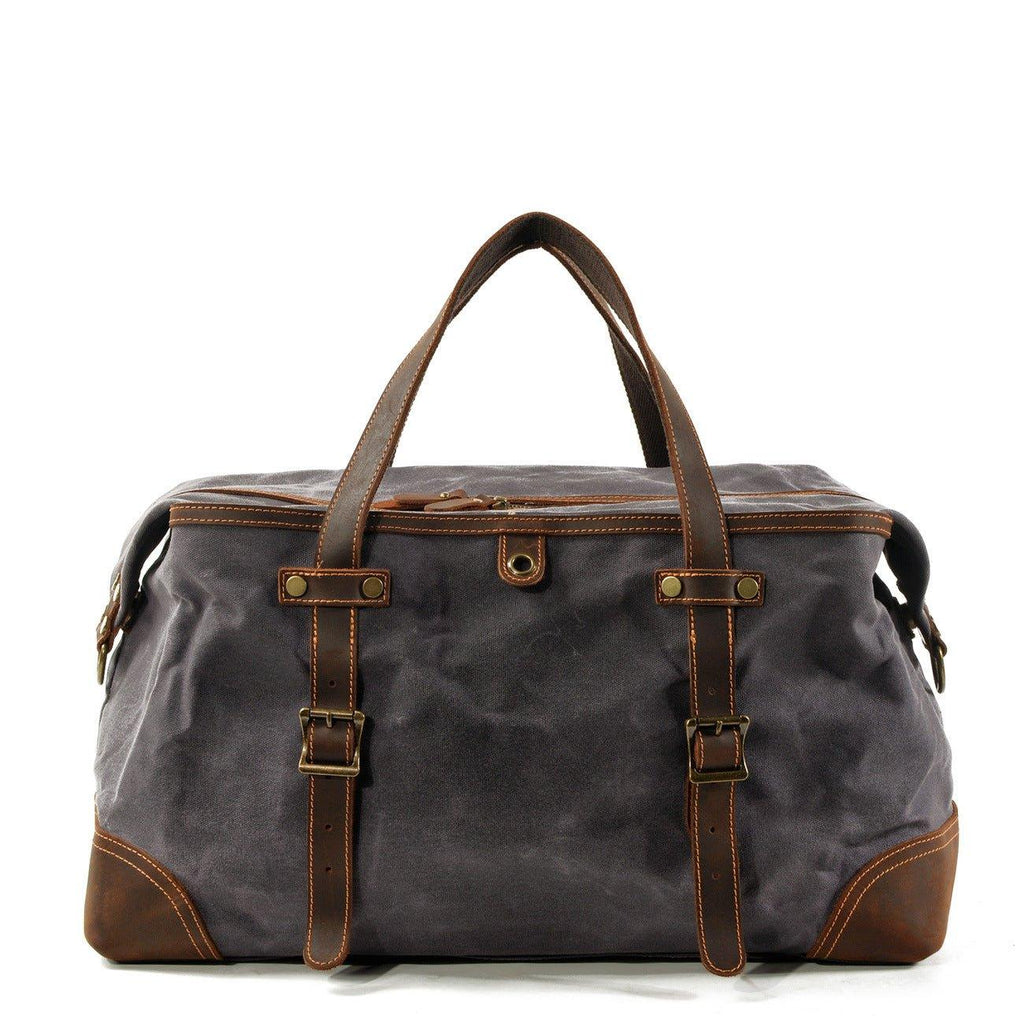 Large Waxed Canvas Travel Duffle Bag Woosir