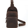 Men's Genuine Leather Sling Bag - Woosir