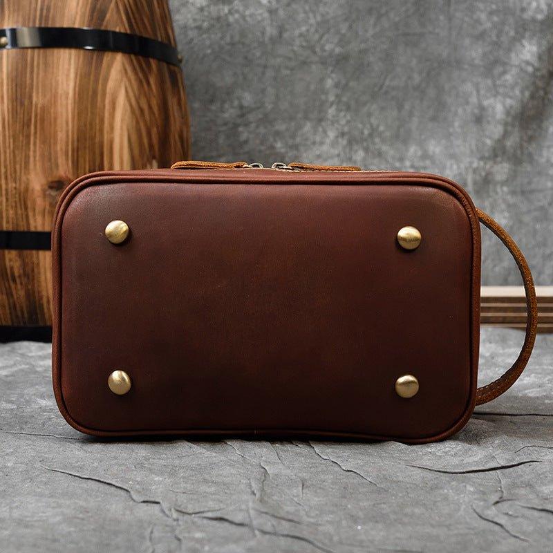 luxury men's travel bag Von Baer Weekender Premium Leather Weekend BagTravel Bag, Tan Luxurious mens weekender bag made from premium full which combo is your favorite?