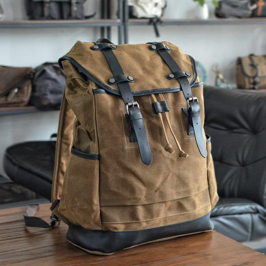 Sailrite® Waxed Canvas Backpack Kit Green
