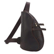 Mens Leather Sling Bag Casual Crossbody Bags - Woosir