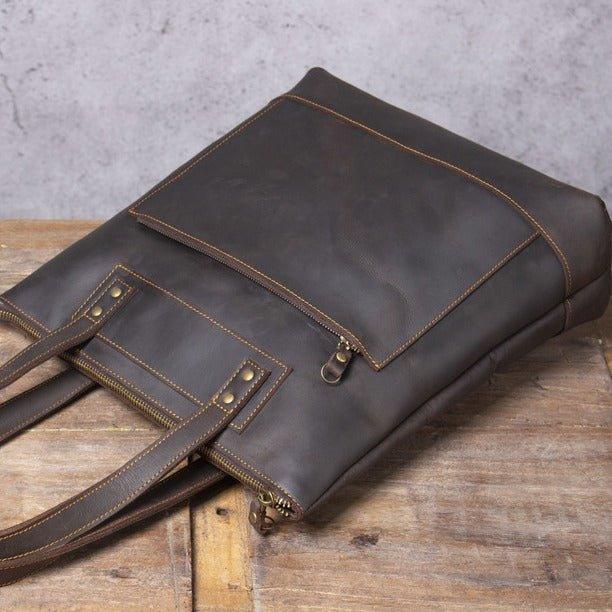Woosir Men Tote Bag with Leather Strap - Woosir