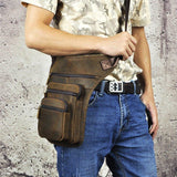 Woosir Multi-tier Leather Phone Purse Hip Bag - Woosir
