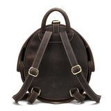 Pangolin Vintage Leather Backpack for Men - Woosir