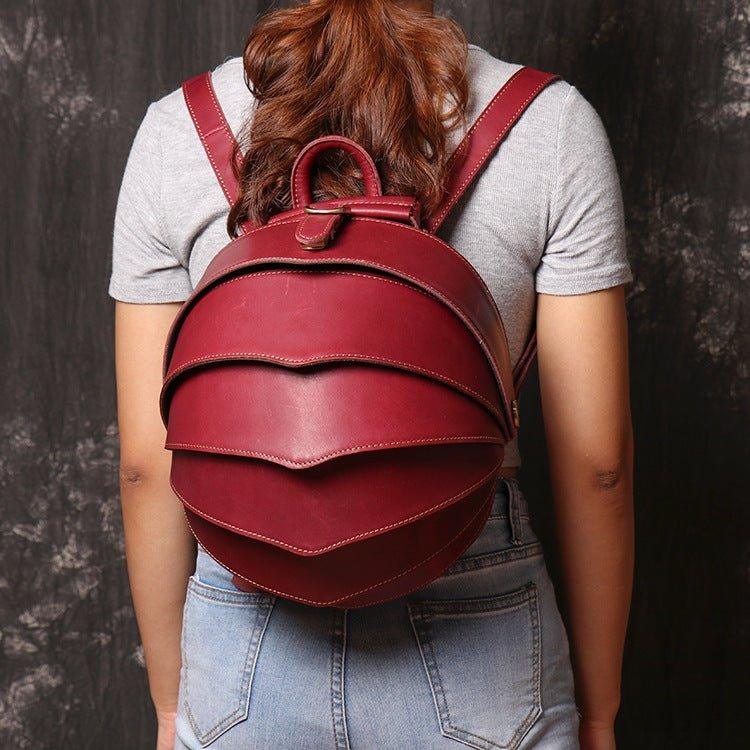 Pangolin Vintage Leather Backpack for Men