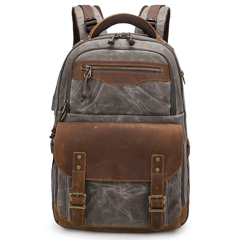 backpack with trolley sleeve laptop Woosir Photography Backpack with Trolley Sleeve, Grey