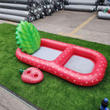 Woosir Pineapple and Strawberry Inflatable Pool Float - Woosir