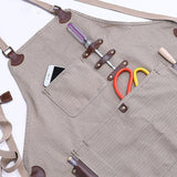 Woosir Quality Leather Work Apron With Pockets - Woosir