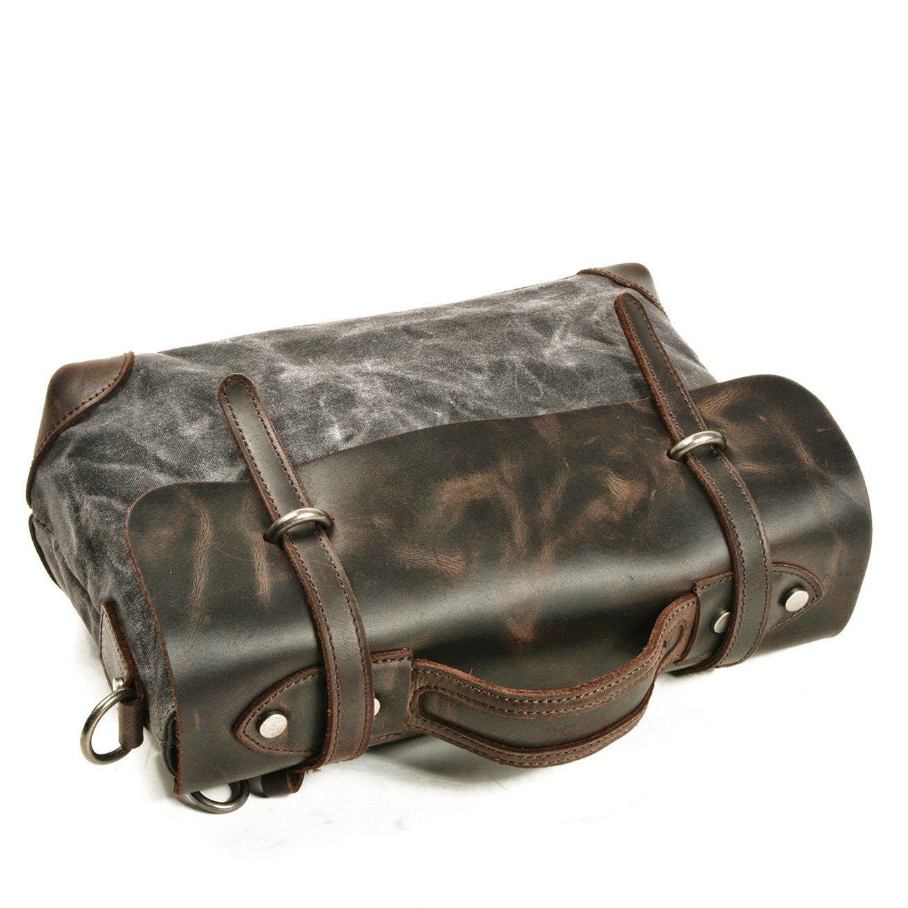 vtg black Harley Davidson leather shoulder satchel bag