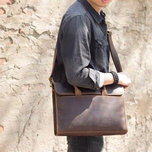 Leather Laptop Bag for 13 inch Laptops