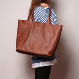 Woosir Soft Leather Large Tote Bags for Women - Woosir